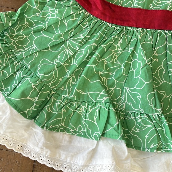 Cheeky plum Myra spruce floral eyelet Christmas dress nwt - Picture 3 of 8